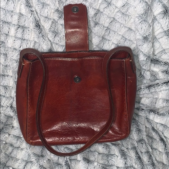 Vintage Fossil Sedona Handbag Brown Leather - Picture 5 of 8